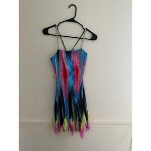 Satin mini dress - Fashion Nova